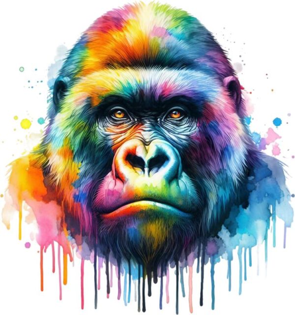 Heat transfers Iron on stickers  watercolor animal 16 for Tshirts Iron on Decal Patches Stickers Clothes Hat Pillows DIY Crafts