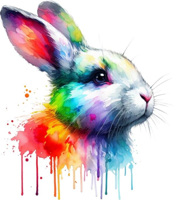 Heat transfers Iron on stickers  watercolor animal 17 for Tshirts Iron on Decal Patches Stickers Clothes Hat Pillows DIY Crafts
