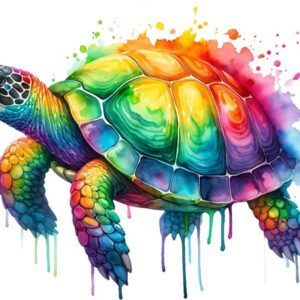 Heat transfers Iron on stickers  watercolor animal 19 for Tshirts Iron on Decal Patches Stickers Clothes Hat Pillows DIY Crafts
