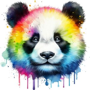 Heat transfers Iron on stickers  watercolor animal 21 for Tshirts Iron on Decal Patches Stickers Clothes Hat Pillows DIY Crafts