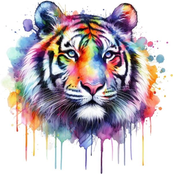 Heat transfers Iron on stickers  watercolor animal 28 for Tshirts Iron on Decal Patches Stickers Clothes Hat Pillows DIY Crafts