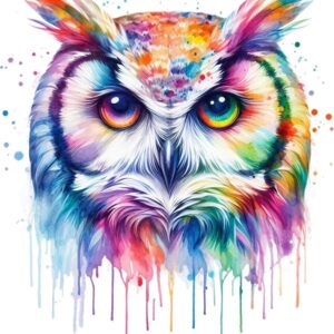 Heat transfers Iron on stickers  watercolor animal 31 for Tshirts Iron on Decal Patches Stickers Clothes Hat Pillows DIY Crafts