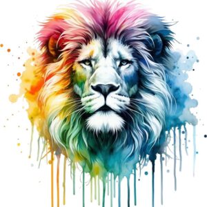 Heat transfers Iron on stickers  watercolor animal 32 for Tshirts Iron on Decal Patches Stickers Clothes Hat Pillows DIY Crafts