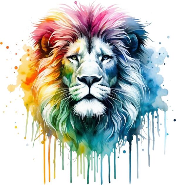 Heat transfers Iron on stickers  watercolor animal 32 for Tshirts Iron on Decal Patches Stickers Clothes Hat Pillows DIY Crafts