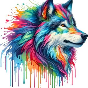 Heat transfers Iron on stickers  watercolor animal 35 for Tshirts Iron on Decal Patches Stickers Clothes Hat Pillows DIY Crafts