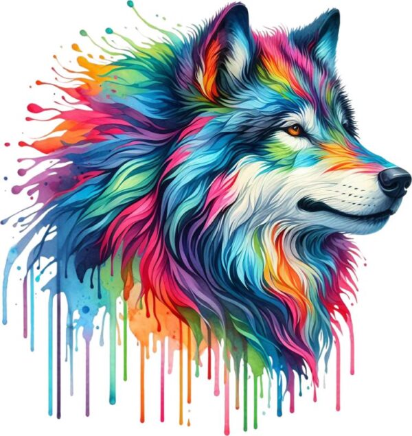 Heat transfers Iron on stickers  watercolor animal 35 for Tshirts Iron on Decal Patches Stickers Clothes Hat Pillows DIY Crafts
