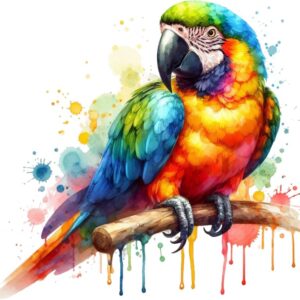 Heat transfers Iron on stickers  watercolor animal 41 for Tshirts Iron on Decal Patches Stickers Clothes Hat Pillows DIY Crafts