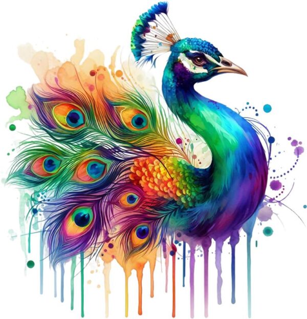 Heat transfers Iron on stickers  watercolor animal 44 for Tshirts Iron on Decal Patches Stickers Clothes Hat Pillows DIY Crafts