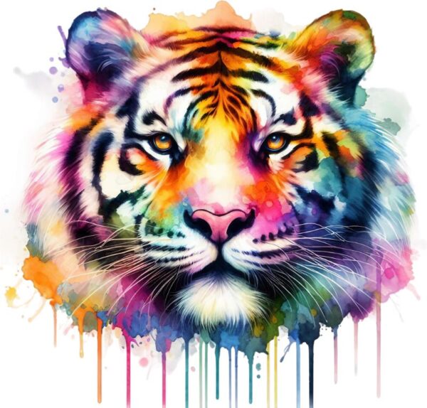 Heat transfers Iron on stickers  watercolor animal 46 for Tshirts Iron on Decal Patches Stickers Clothes Hat Pillows DIY Crafts
