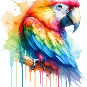 Heat transfers Iron on stickers  watercolor animal 49 for Tshirts Iron on Decal Patches Stickers Clothes Hat Pillows DIY Crafts