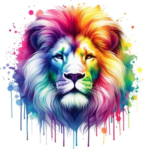 Heat transfers Iron on stickers  watercolor animal 5 for Tshirts Iron on Decal Patches Stickers Clothes Hat Pillows DIY Crafts