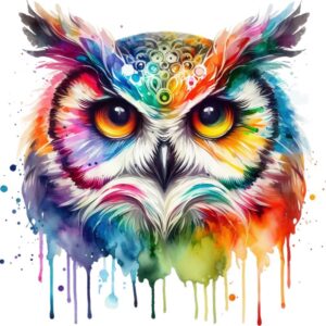 Heat transfers Iron on stickers  watercolor animal 7 for Tshirts Iron on Decal Patches Stickers Clothes Hat Pillows DIY Crafts