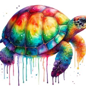 Heat transfers Iron on stickers  watercolor animal 9 for Tshirts Iron on Decal Patches Stickers Clothes Hat Pillows DIY Crafts
