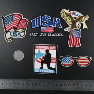 American flag embroidery cloth sticker eagle flag stars and stripes flag clothing badge embroidery patch