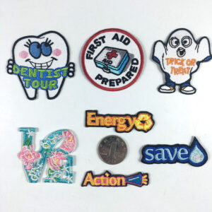 adhesive cloth sticker cartoon borderless embroidery clothing bag Patches sticker medical kit care for teeth