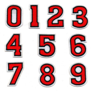 red cloth sticker Patches sticker clothes pants decorative mark repair hole decal can be ironed