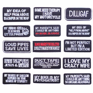 long letter badge cloth sticker embroidery clothing bag shoes and hats decorative sticker
