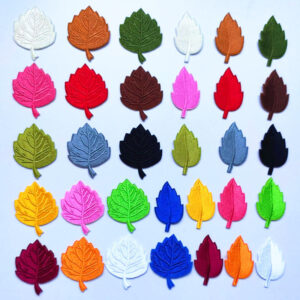 model leaves plump tree leaves repair Patches stickers decorative iron on patches embroidery clothes Patches stickers optional