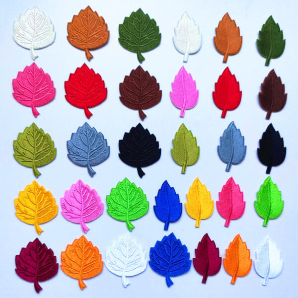 model leaves plump tree leaves repair Patches stickers decorative iron on patches embroidery clothes Patches stickers optional