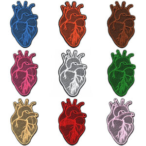 embroidery heart Patches sticker badge sticker hat sock clothing accessories decorative sticker cartoon cloth sticker ironclad