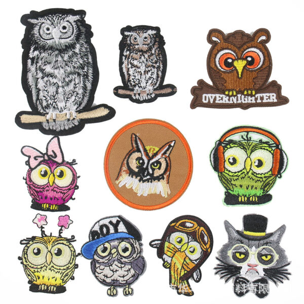 embroidery animal embroidery cloth sticker cartoon DIY clothing accessories Patches adhesive back