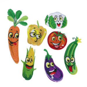 embroidery cloth sticker cartoon vegetable embroidery adhesive DIY Patches clothing accessoriesdirects
