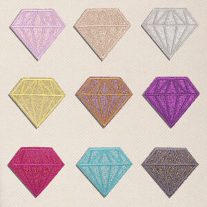 Diamond Embroidery Clothes Accessories Colored Diamonds Ironing Embroidery