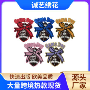 element Glitter embroidery sticker DIY adhesive ironing patch
