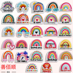 embroidery raincloth sticker Patches various embroidery clothing accessories decoration