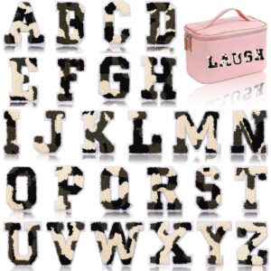 Military Fan English Alphabet Embroidery Cloth Sticker 7cm Embroidery Patches Sticker Embroidery Label Embroidery
