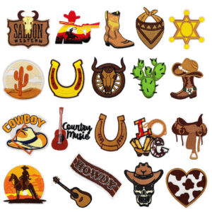 Western embroidery cloth sticker embroidery Patches sticker Clothes decorative sticker