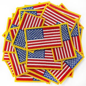 American flag embroidery badge  accessories embroidery retro badge