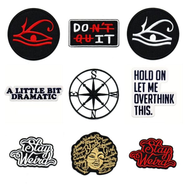 letter embroidery cloth sticker embroidery DIY jacket ironable cloth sticker