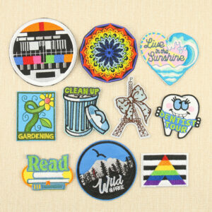 flower love book adhesive clothing accessoriesDIY Patches sticker embroidery cloth sticker