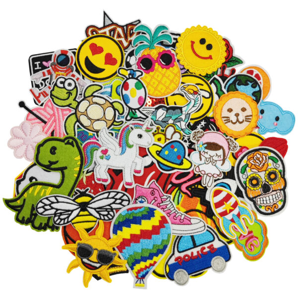 Cartoon flower embroidery cloth sticker DIY clothing decorative ironing Patches sticker