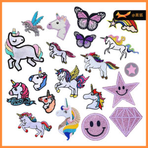 Unicorn Embroidery Cloth Sticker Flying Horse Patches Sticker Embroidery Cloth Sticker Clothes