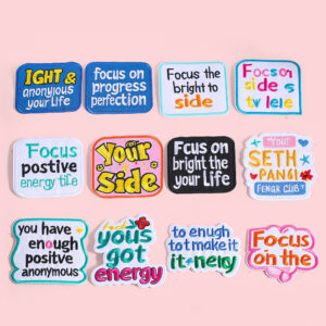 Cartoon English letter embroidery cloth sticker set badge DIY clothing accessories adhesive patch