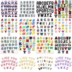 cloth sticker A-Z letter embroidery sticker clothing clothes sticker ironing decorative accessories embroidery DIY Patches sticker
