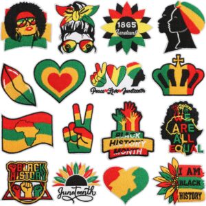 black history festival embroidery cloth sticker characters embroidery clothing T-shirt hat decorative patch