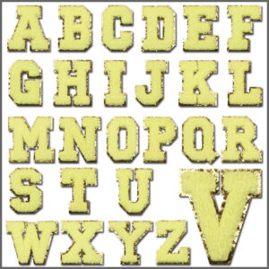 7cm gembroidery 26 letters embroidery cloth sticker embroidery bag cloth sticker accessories Patches sticker