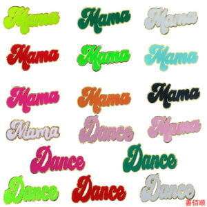 Embroidery Glitte Bottom Mama Dance Cloth Sticker Accessories Embroidery Flower Patches Sticker