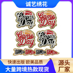 GAME DAY helmet game day adhesive iron accessories patch