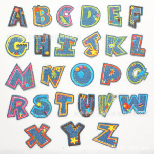 26 letters animal cloth sticker cartoon cloth sticker clothes Patches embroidery
