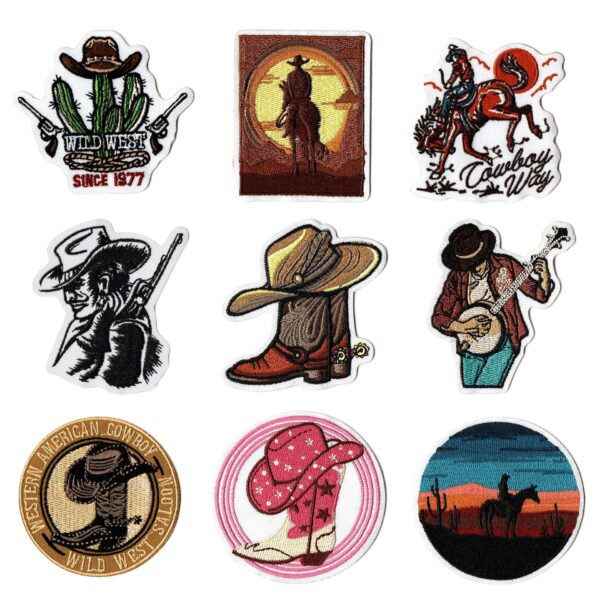 western English letter embroidery cloth sticker embroidery label clothes luggage hat decoration