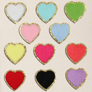 colored love embroidery cloth sticker Gretel embroidery clothes hats and socks accessories Patches sticker