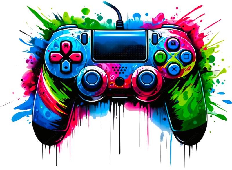 Heat transfers Iron on stickers Game controller headphones 22 for Tshirts Iron on Decal Patches Stickers Clothes Hat Pillows DIY Crafts