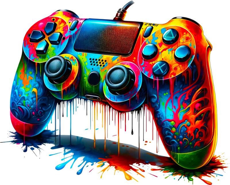 Heat transfers Iron on stickers Game controller headphones 16 for Tshirts Iron on Decal Patches Stickers Clothes Hat Pillows DIY Crafts