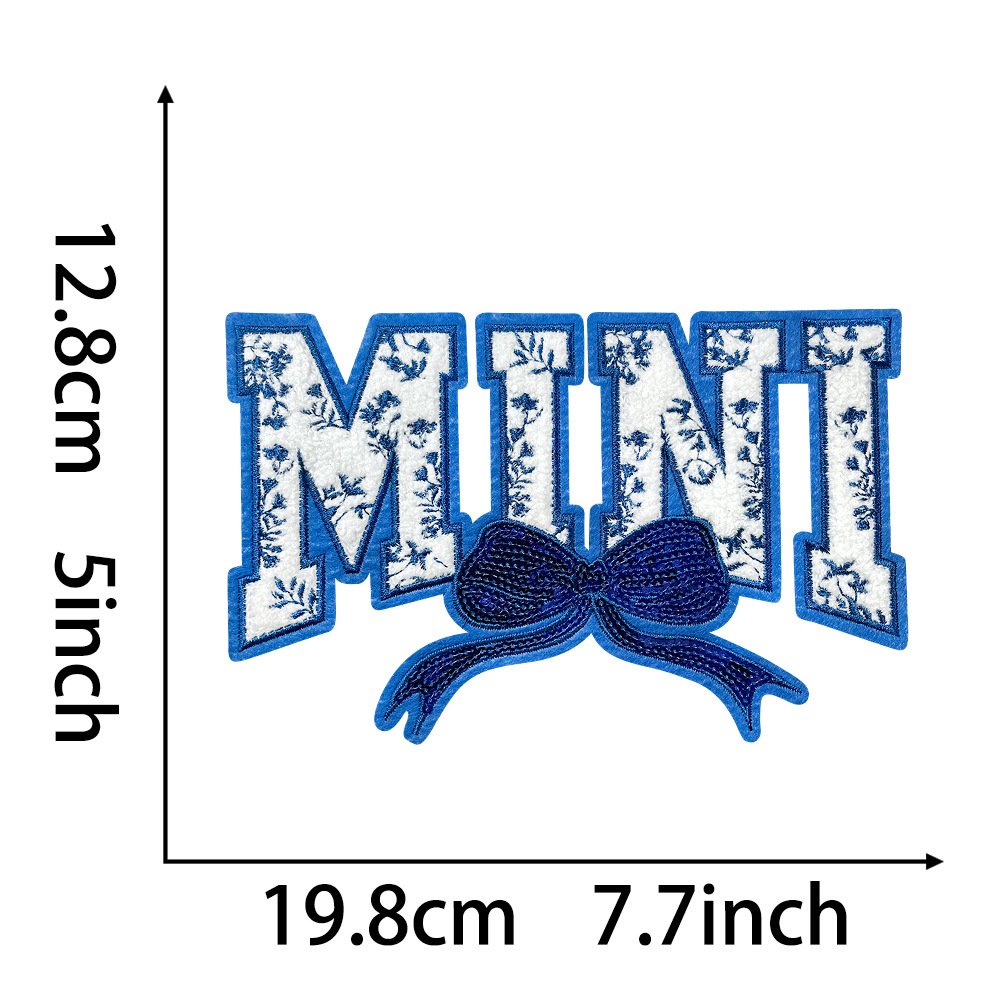 bead Iron on Patches cloth sticker oversized 20cm patch cloth sticker large pattern Iron on Patches cloth sticker Iron on Patches sticker