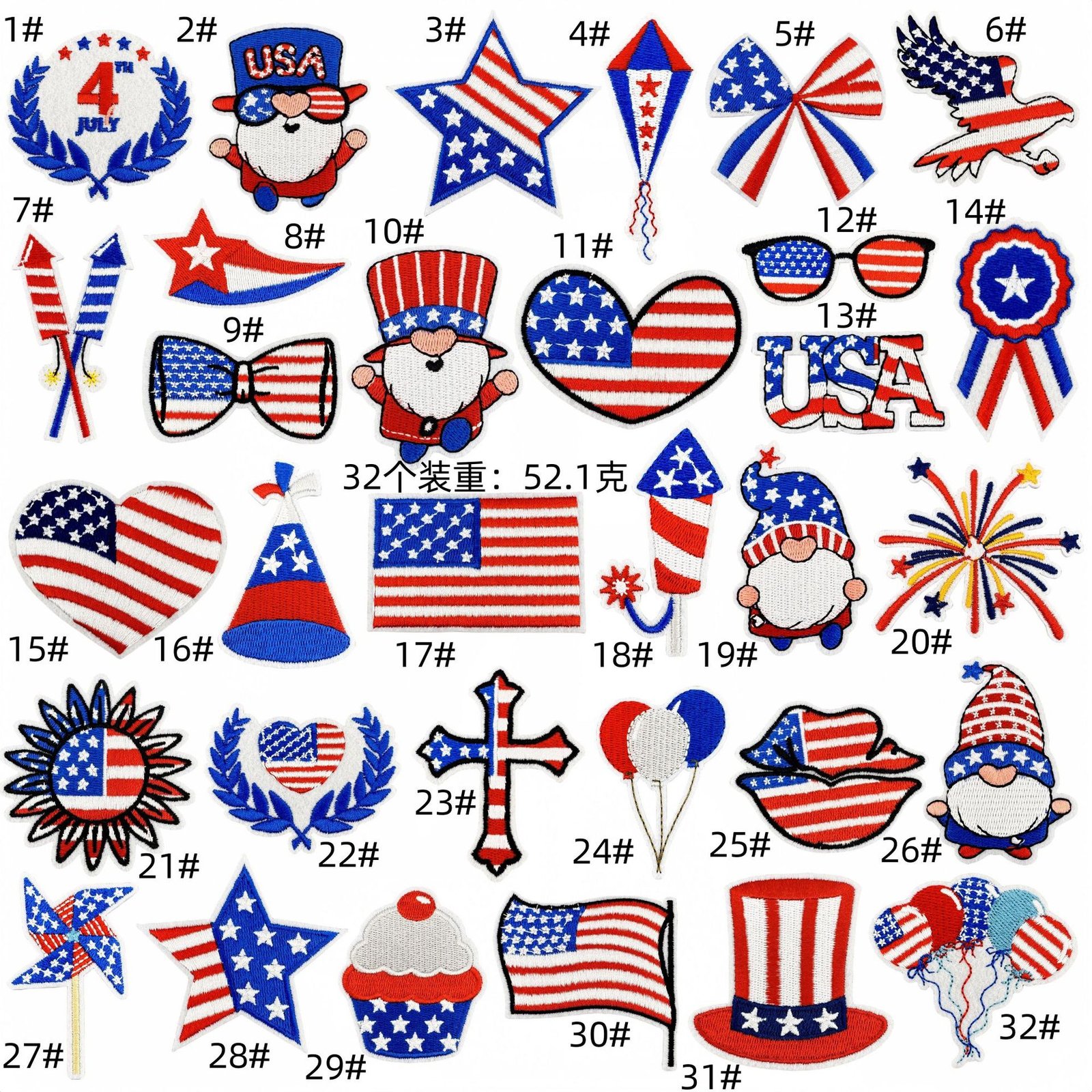 cartoon badge embroidery cloth sticker pentagram pattern decorative patches computer embroidery clothing accessories spotEmbroidered Iron on Patches for Clothes, Dress, Hat, Jeans, DIY Accessories Patches for Caps Backpacks Vest Harness -JY