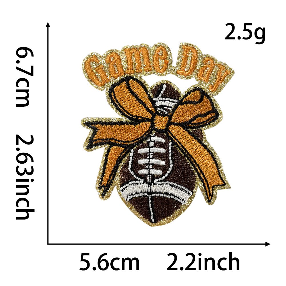rugby element cloth patch, rugby game cloth sticker